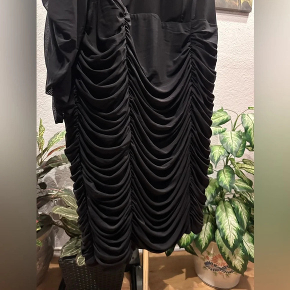 City Chic Sexy Bustier Black dress size XL/22 - Picture 11 of 16